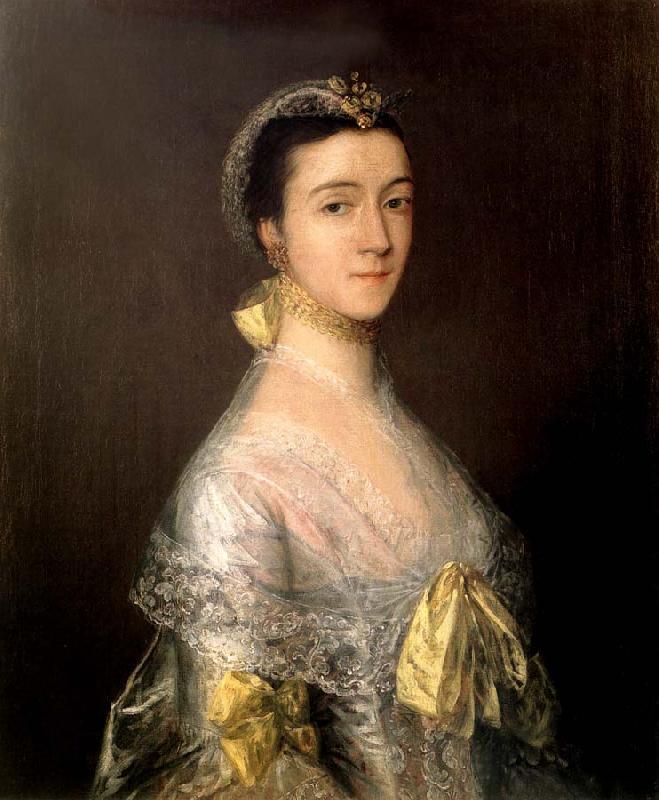 Thomas Gainsborough Portrait of Sarah,Mrs Tobias Rustat oil painting image
